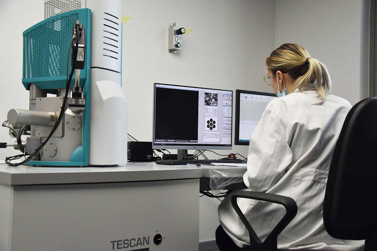 Microscopia elettronica a scansione SEM Laboratorio Arcadia